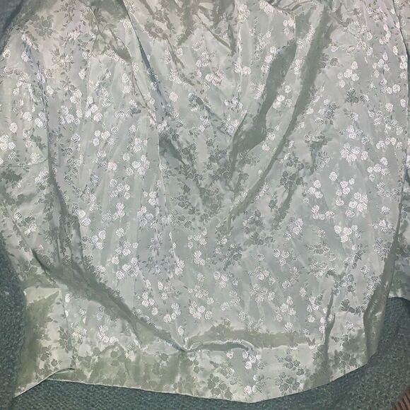 Vintage 1940’s Green Knit Long Sweater Coat Swagger Jacket Medium - Picture 11 of 12